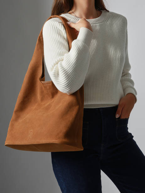 Hobo Cavalier Nubuck Cuir Etrier Marron cavalier nubuck ECAN154L vue secondaire 1